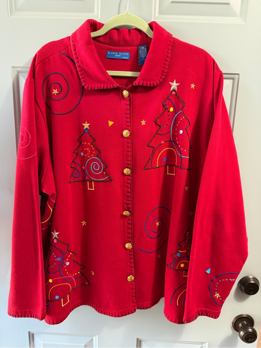 Karen Scott Christmas Sweatshirt size 3X